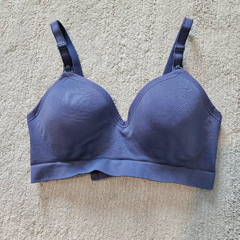 Bravado Blue Molded Cups Nursing Bra Size Small